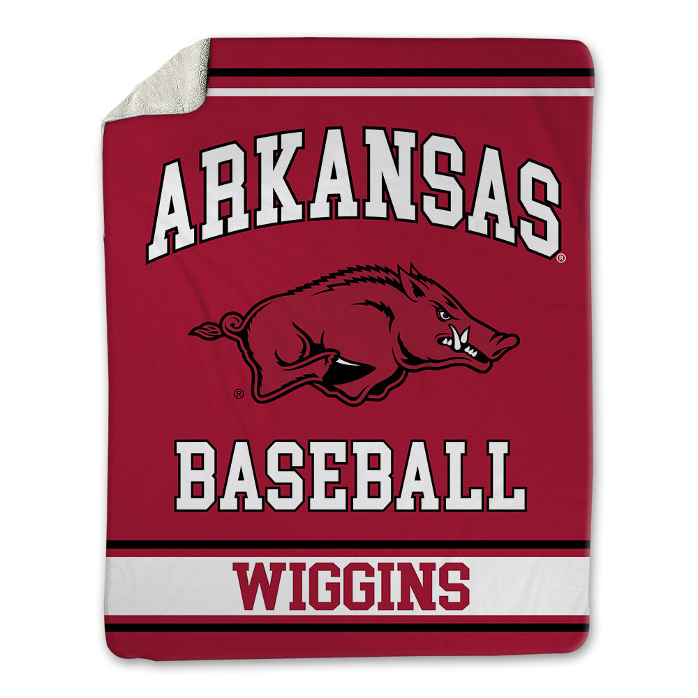 Arkansas - NCAA Baseball : Carson Wiggins - Blanket-0