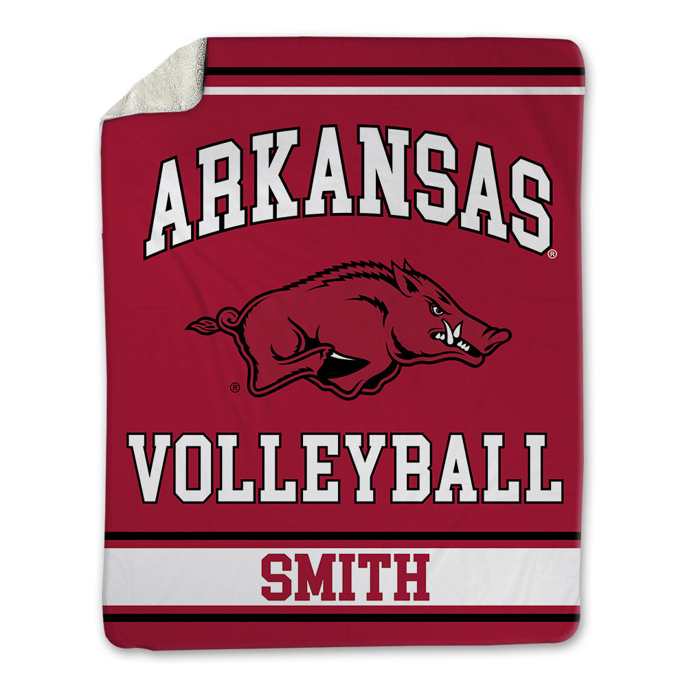 Arkansas - NCAA Women's Volleyball : Layla Smith - Blanket-0