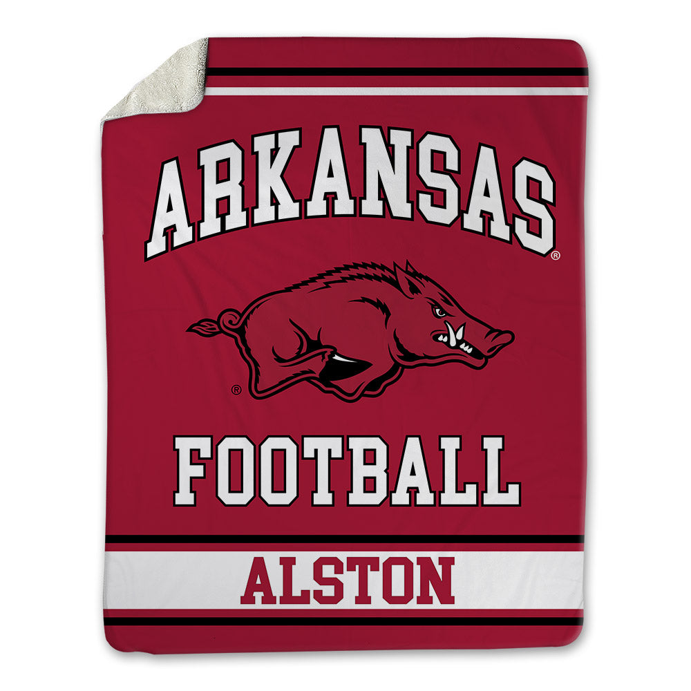 Arkansas - NCAA Football : Brian Alston - Blanket-0