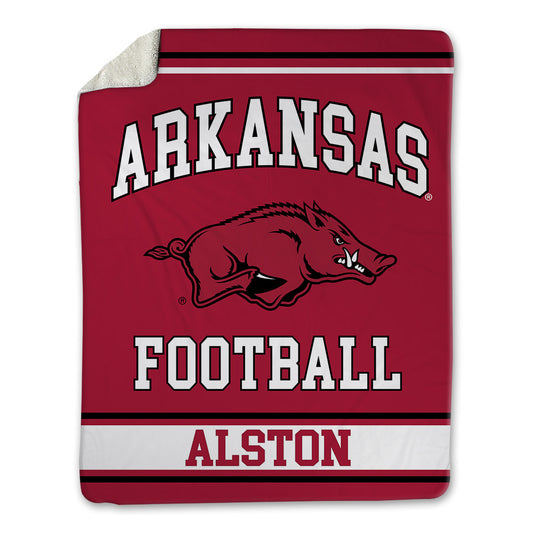 Arkansas - NCAA Football : Brian Alston - Blanket-0