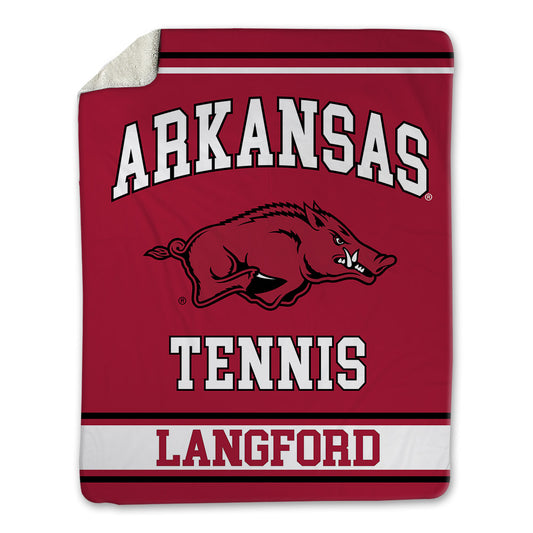 Arkansas - NCAA Women's Tennis : Glennah Langford - Blanket-0