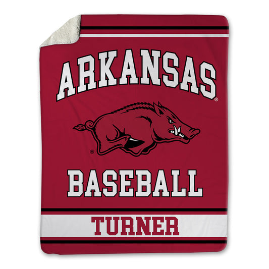 Arkansas - NCAA Baseball : Christian Turner - Blanket-0