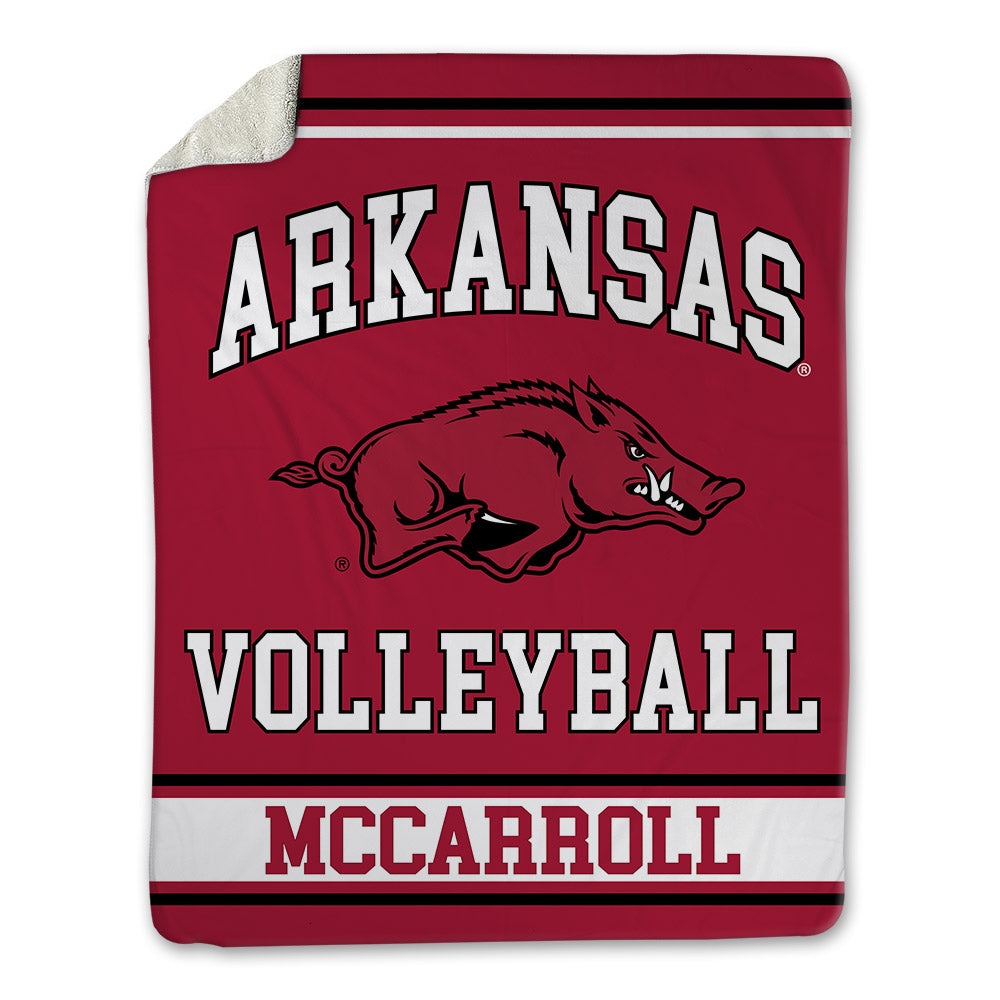 Arkansas - NCAA Women's Volleyball : Maggie McCarroll - Blanket-0