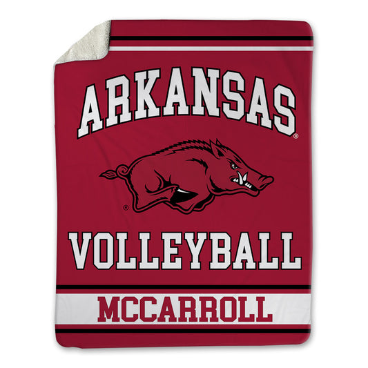 Arkansas - NCAA Women's Volleyball : Maggie McCarroll - Blanket-0