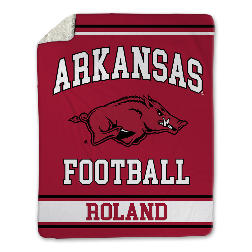 Arkansas - NCAA Football : Lakhi Roland - Blanket-0