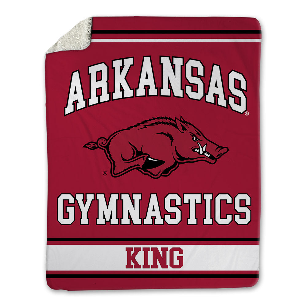 Arkansas - NCAA Women's Gymnastics : Avery King - Blanket-0