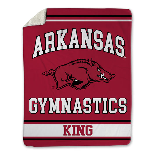 Arkansas - NCAA Women's Gymnastics : Avery King - Blanket-0