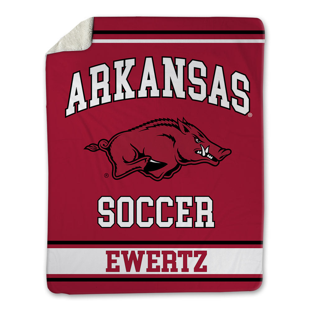 Arkansas - NCAA Women's Soccer : Kyndal Ewertz - Blanket-0