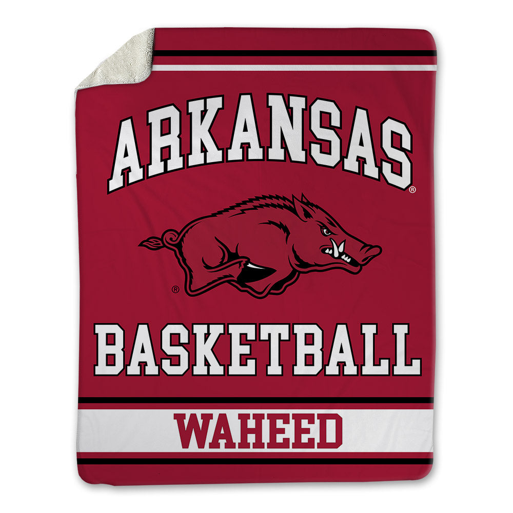 Arkansas - NCAA Women's Basketball : Beautiful Waheed - Blanket-0