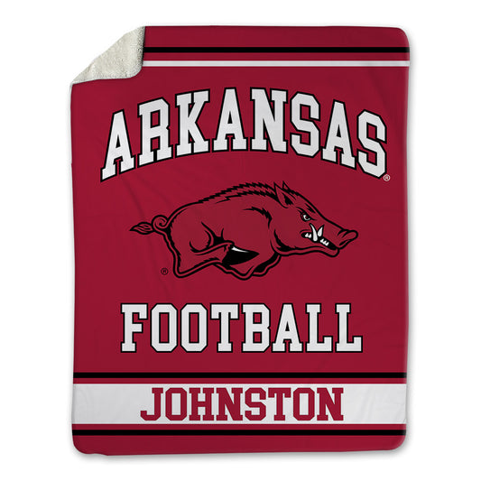 Arkansas - NCAA Football : Adam Johnston - Blanket-0