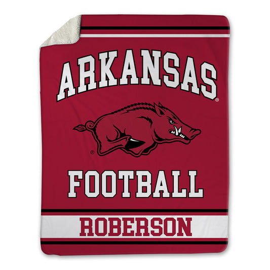 Arkansas - NCAA Football : Terence Roberson - Blanket-0
