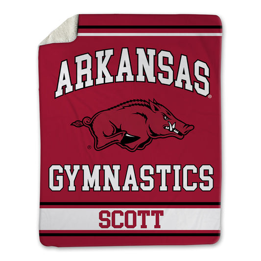 Arkansas - NCAA Women's Gymnastics : Finley Scott - Blanket-0