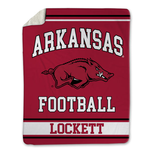 Arkansas - NCAA Football : Tay Lockett - Blanket-0