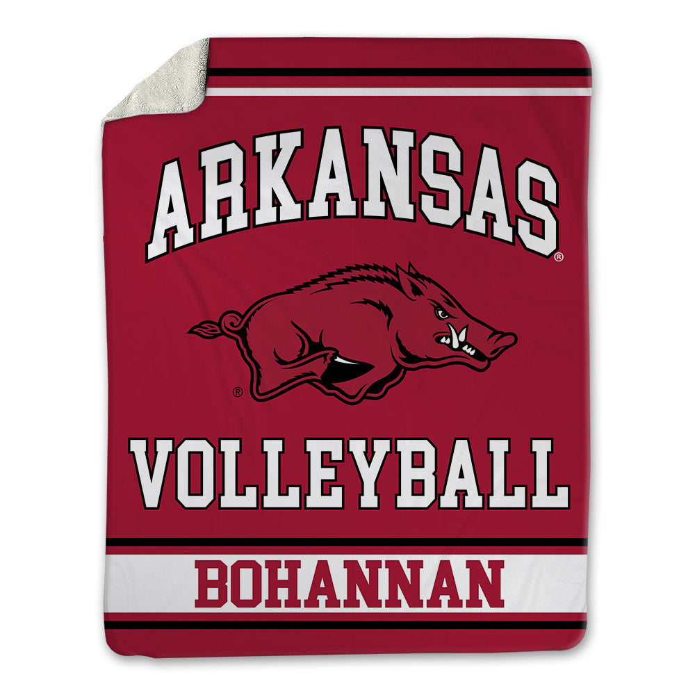 Arkansas - NCAA Women's Volleyball : Laci Bohannan - Blanket-0