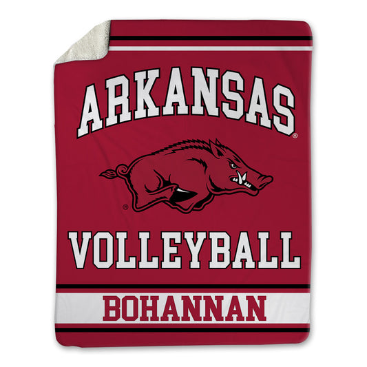 Arkansas - NCAA Women's Volleyball : Laci Bohannan - Blanket-0