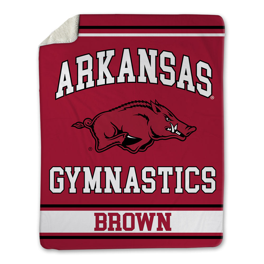 Arkansas - NCAA Women's Gymnastics : Simone Brown - Blanket-0