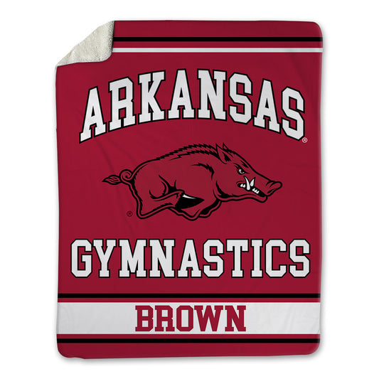 Arkansas - NCAA Women's Gymnastics : Simone Brown - Blanket-0