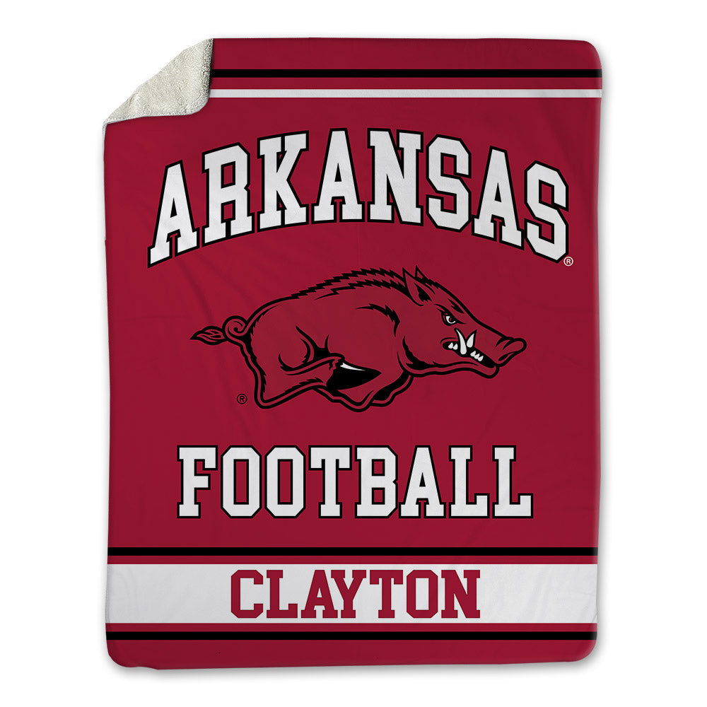 Arkansas - NCAA Football : Carey Clayton - Blanket-0