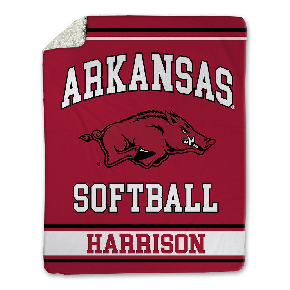 Arkansas - NCAA Softball : Cameryn Harrison - Blanket-0