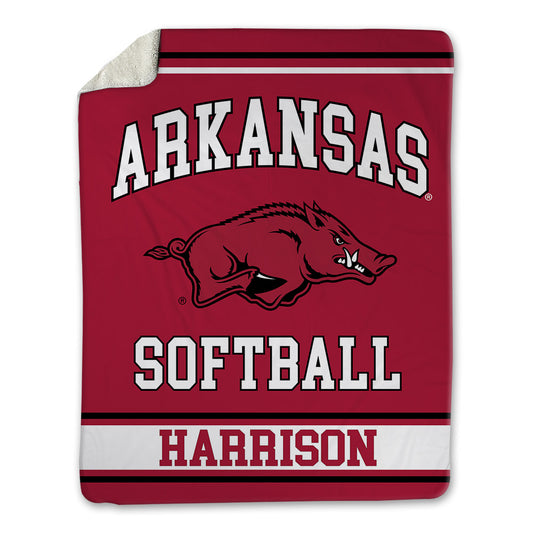 Arkansas - NCAA Softball : Cameryn Harrison - Blanket-0