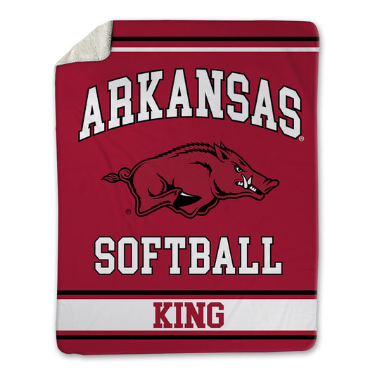 Arkansas - NCAA Softball : Lexi King - Blanket-0