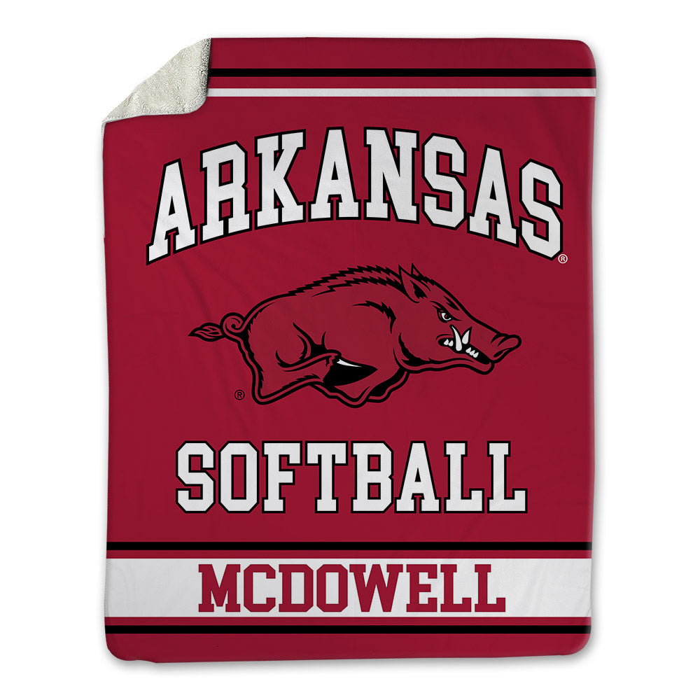 Arkansas - NCAA Softball : Ella McDowell - Blanket-0