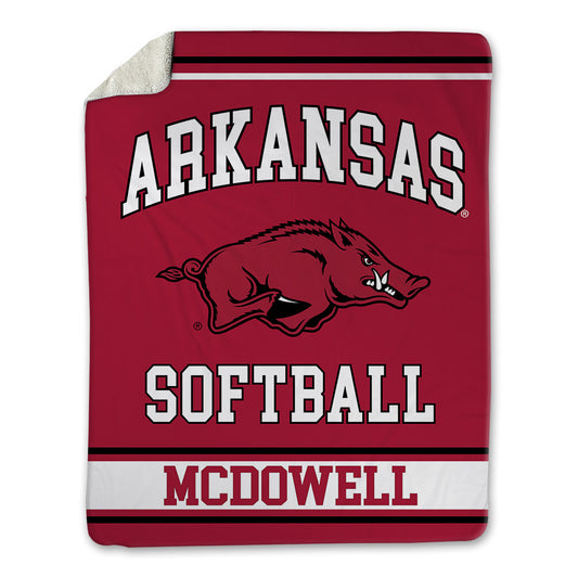 Arkansas - NCAA Softball : Ella McDowell - Blanket-0