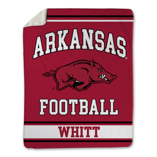 Arkansas - NCAA Football : Joseph Whitt - Blanket-0