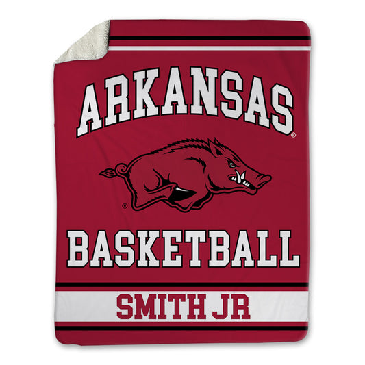 Arkansas - NCAA Men's Basketball : Jordan Smith Jr - Blanket-0