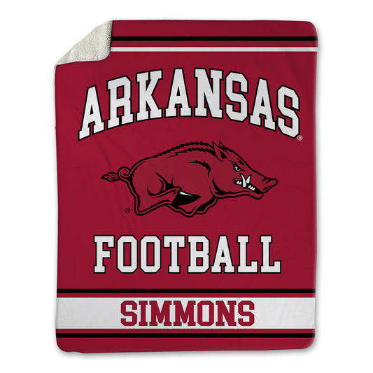 Arkansas - NCAA Football : Wyatt Simmons - Blanket-0