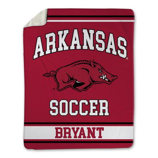 Arkansas - NCAA Women's Soccer : Jordan Bryant - Blanket-0