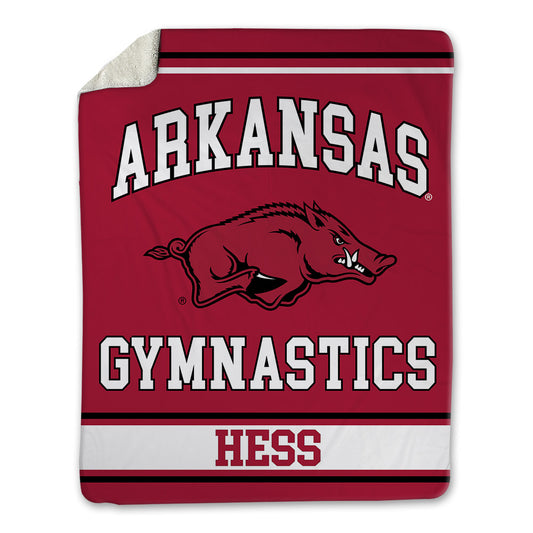 Arkansas - NCAA Women's Gymnastics : Tori Hess - Blanket-0