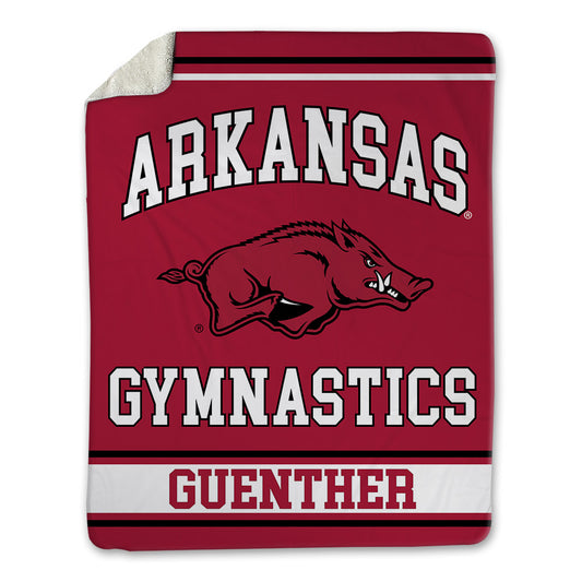 Arkansas - NCAA Women's Gymnastics : Giselle Guenther - Blanket-0