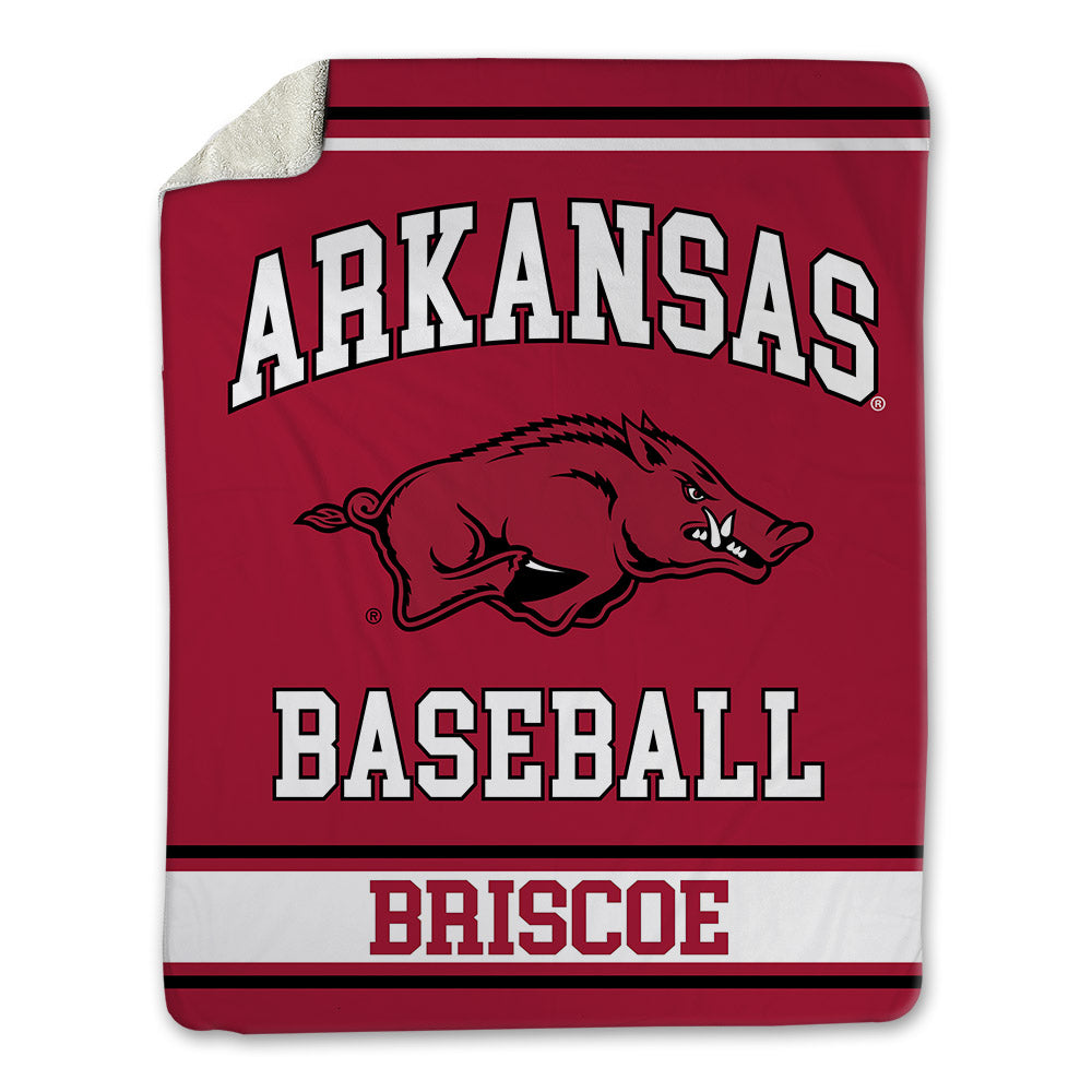 Arkansas - NCAA Baseball : Tye Briscoe - Blanket-0