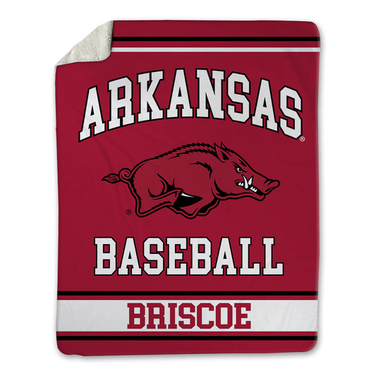 Arkansas - NCAA Baseball : Tye Briscoe - Blanket-0