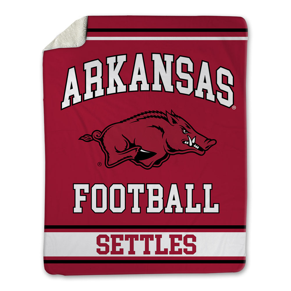 Arkansas - NCAA Football : Cameron Settles - Blanket-0