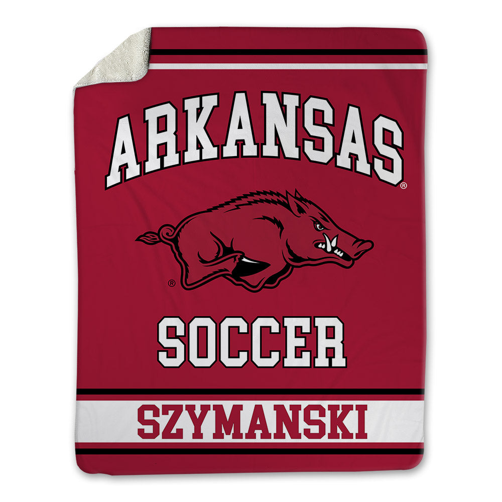 Arkansas - NCAA Women's Soccer : Paige Szymanski - Blanket-0