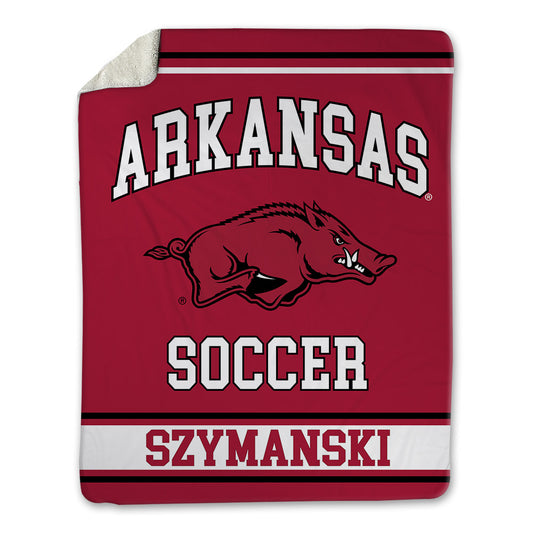 Arkansas - NCAA Women's Soccer : Paige Szymanski - Blanket-0