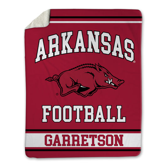 Arkansas - NCAA Football : Gavin Garretson - Blanket-0