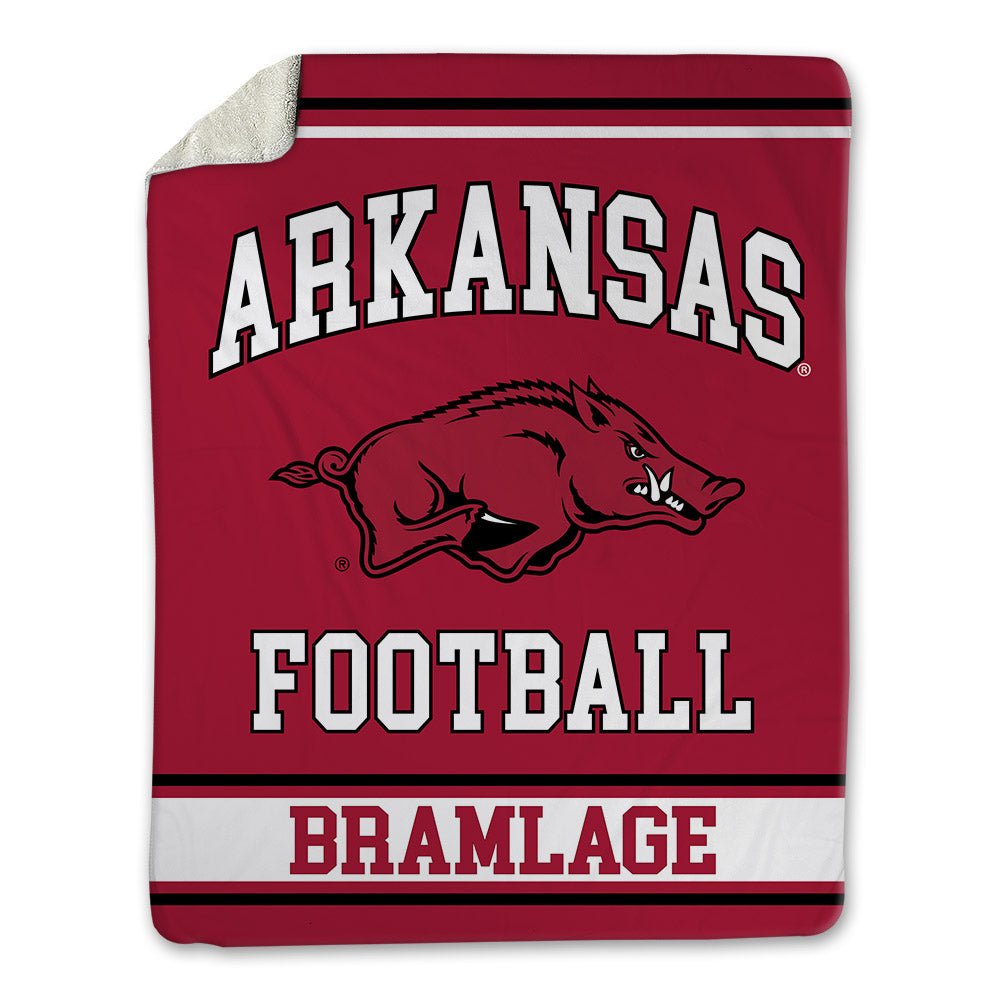Arkansas - NCAA Football : Kaden Bramlage - Blanket-0