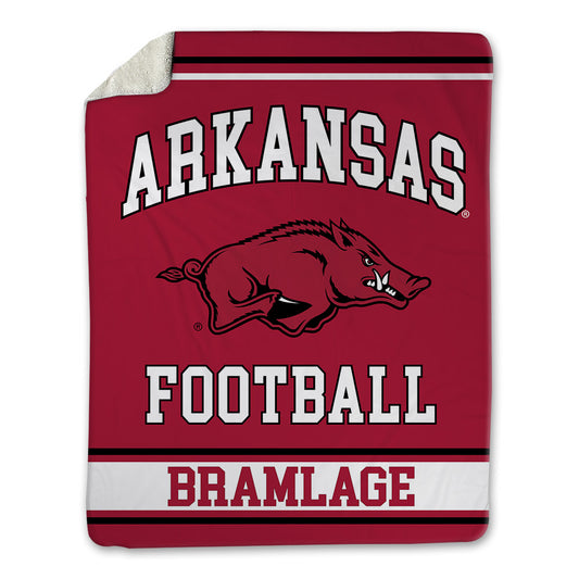Arkansas - NCAA Football : Kaden Bramlage - Blanket-0