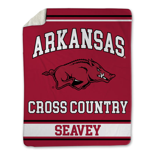 Arkansas - NCAA Men's Cross Country : Eli Seavey - Blanket-0