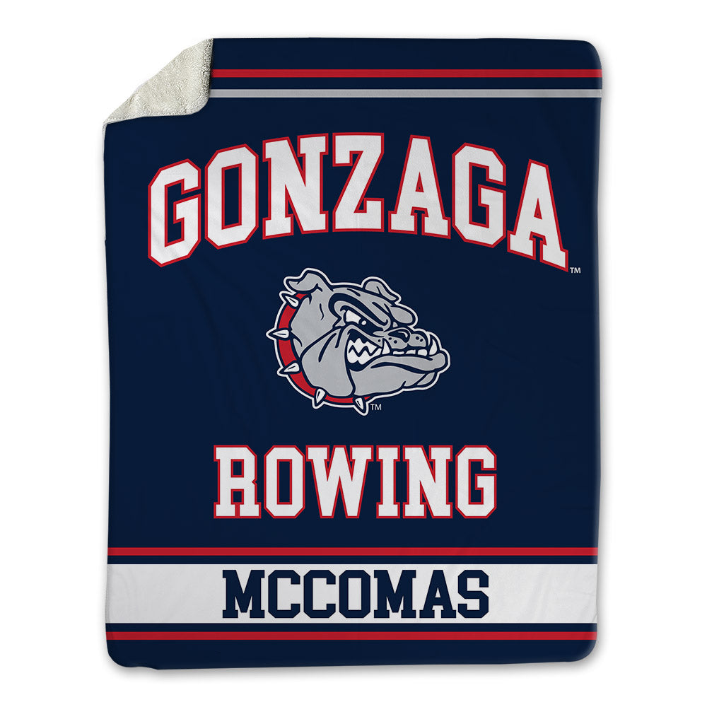 Gonzaga - NCAA Men's Rowing : Patrick McComas - Blanket-0