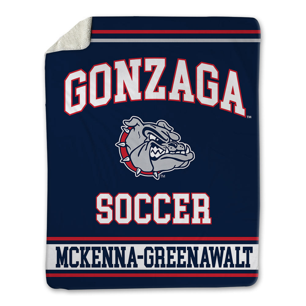 Gonzaga - NCAA Men's Soccer : Damoni McKenna-Greenawalt - Blanket-0
