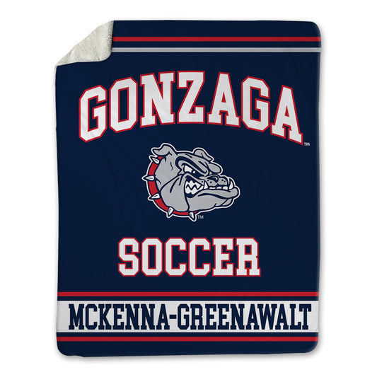 Gonzaga - NCAA Men's Soccer : Damoni McKenna-Greenawalt - Blanket-0