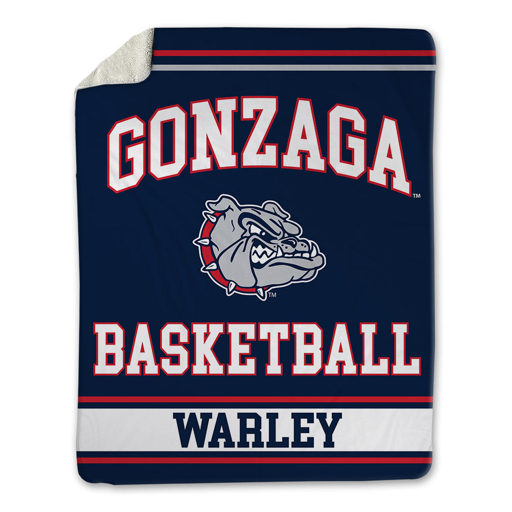 Gonzaga - NCAA Men's Basketball : Jalen Warley - Blanket-0