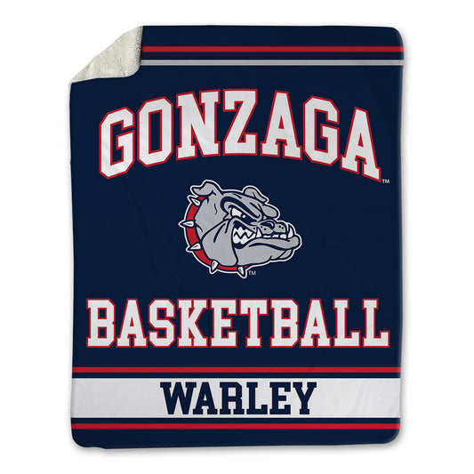 Gonzaga - NCAA Men's Basketball : Jalen Warley - Blanket-0