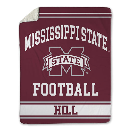 Mississippi State - NCAA Football : Jaeden Hill - Blanket-0