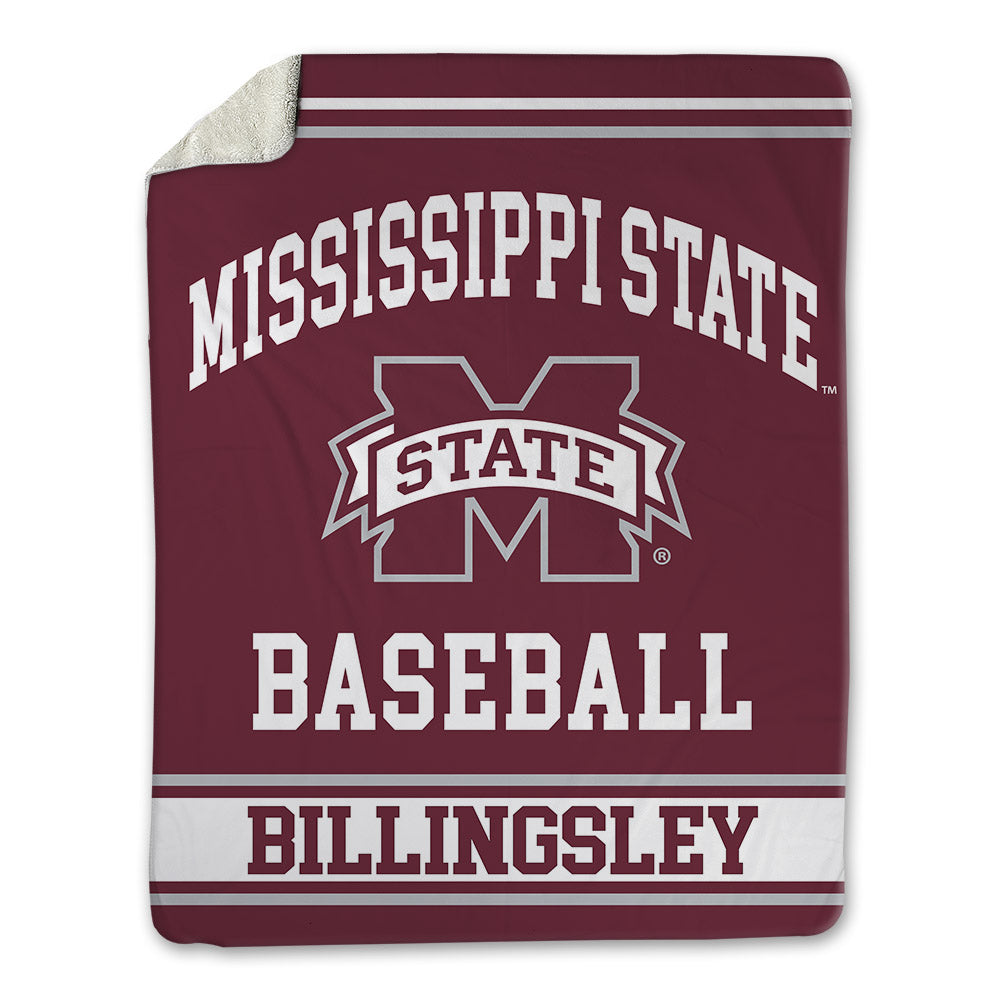 Mississippi State - NCAA Baseball : Chris Billingsley - Blanket-0