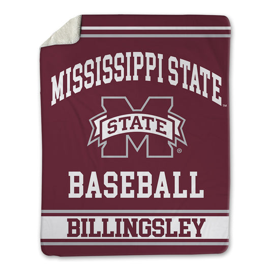Mississippi State - NCAA Baseball : Chris Billingsley - Blanket-0